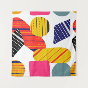 Abstract hand drawn, stylish pattern. tapestry