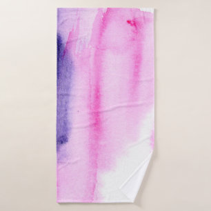 abstract hand made background with artistic waterc bath towel