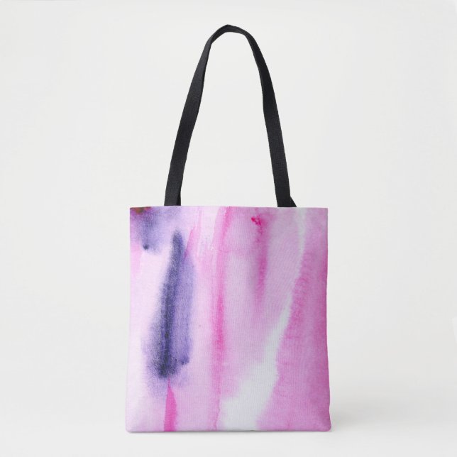 abstract hand made background with artistic waterc tote bag (Front)