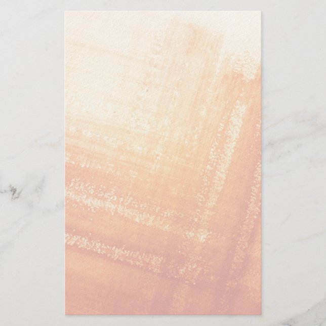 Abstract hand painted background stationery (Front)