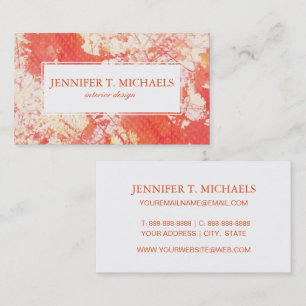Abstract hand painted watercolor background. 2 3 business card