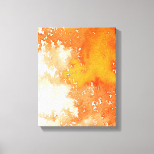 Abstract hand painted watercolor background. 2 canvas print