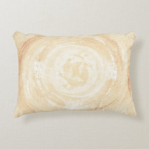 Abstract hand painted watercolor background. 2 decorative cushion