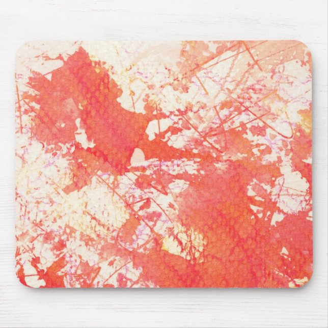 Abstract hand painted watercolor background. 2 mouse mat (Front)