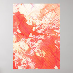 Abstract hand painted watercolor background. 2 poster