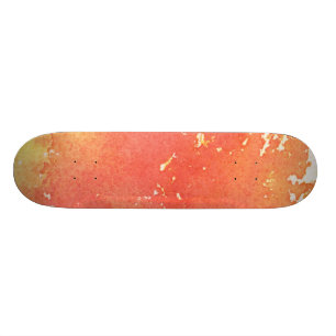 Abstract hand painted watercolor background. skateboard
