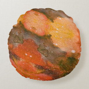 Abstract hand painted watercolor. Nice backgrounda Round Cushion