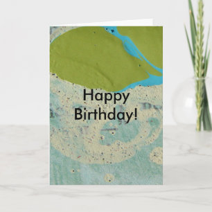 Abstract, Happy Birthday! Card