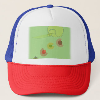 Abstract Harmony in Green Trucker Hat