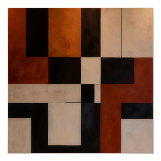 Abstract Harmony Poster (Front)