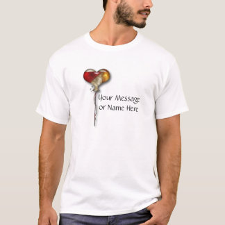Abstract Heart Balloon Customisable T-Shirt