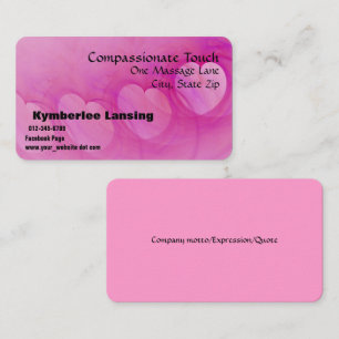 Abstract Heart Line Artwork Business Card