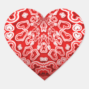 Abstract Heart Valentine's Day Sticker