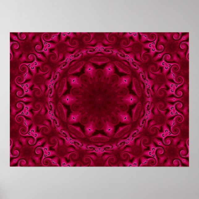 abstract hearts and flowers print (Front)