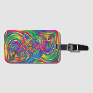 Abstract Hearts Being Abstract Luggage Tag