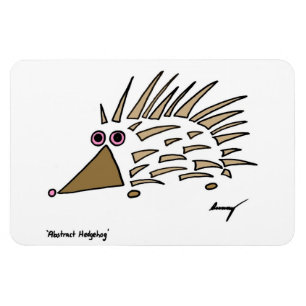 Abstract Hedgehog Flexible Magnet