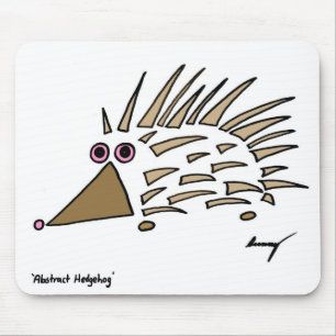 Abstract Hedgehog Mousepad