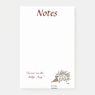 Abstract Hedgehog Sticky Notes