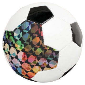 Abstract Hexagon Graphic Design Football