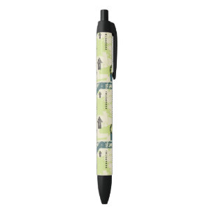 Abstract hi-tech background black ink pen