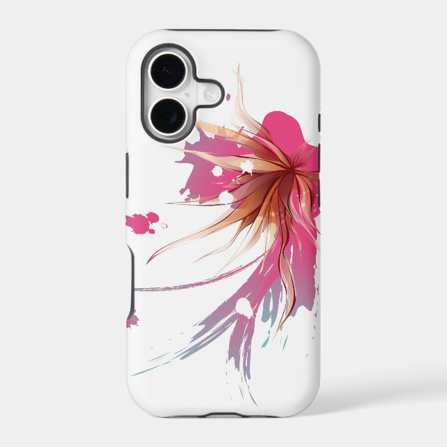 Abstract Hibiscus Flower (Back)