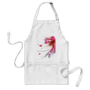 Abstract Hibiscus Flower Standard Apron