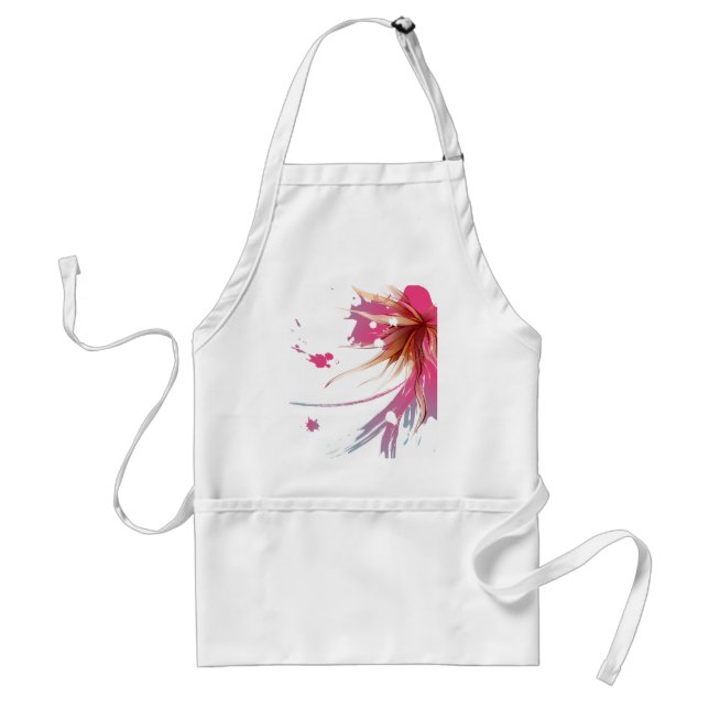 Abstract Hibiscus Flower Standard Apron (Front)