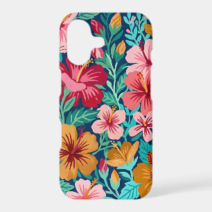 Abstract Hibiscus Monarch Garden iPhone Cases