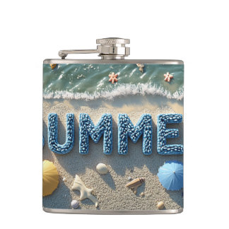 Abstract Hip Flask
