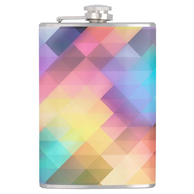 Abstract Hip Flask (Front)