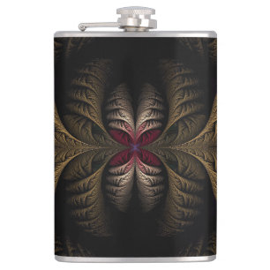 Abstract Hip Flask