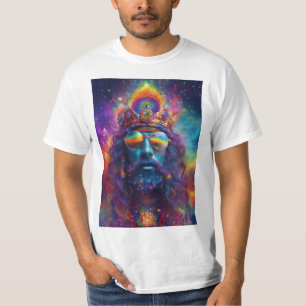 abstract hippy smoking dmt, with universe coming o T-Shirt