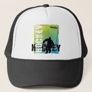 Abstract Hockey (male) Trucker Hat