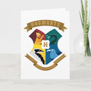Abstract HOGWARTS™ Crest Card