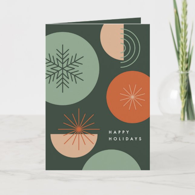 Abstract Holiday Circles (Front)