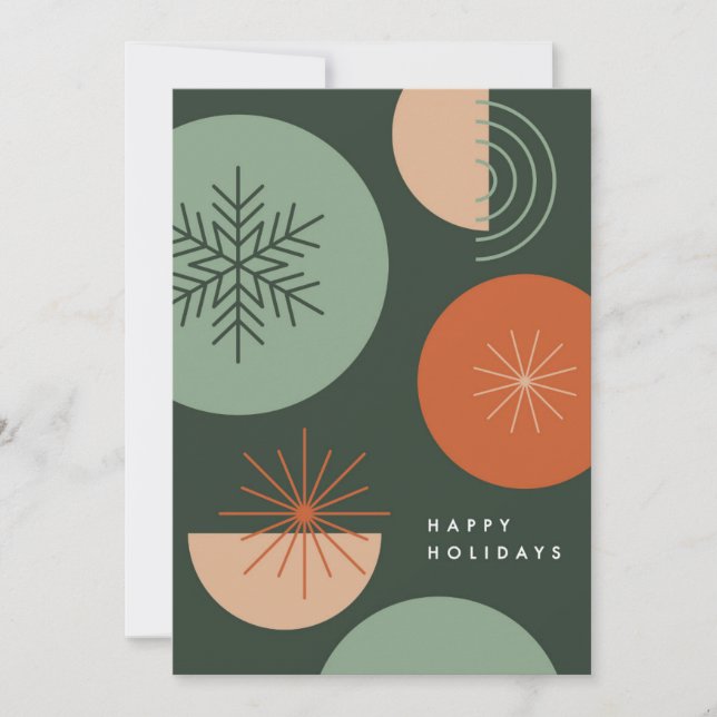 Abstract Holiday Circles (Front)