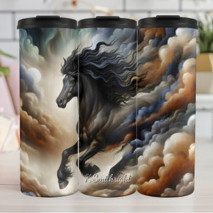 Abstract Horse Cloud Dreamscape Art Thermal Tumbler