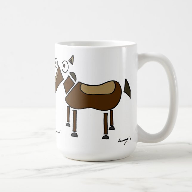 Abstract Horse Mug (Right)