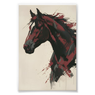 Abstract Horse Wall Art