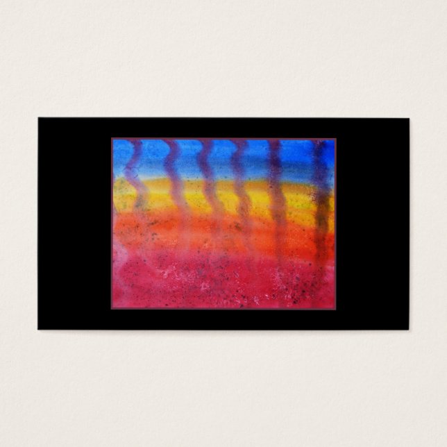 Abstract. Hot Sand in Summer. On Black. (Front)