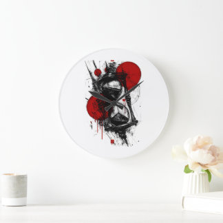 Abstract Hourglass Wall Clock