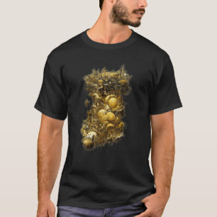Abstract How World Looks Like In 1000 Years Map T-Shirt