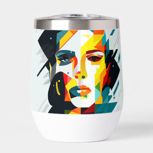 Abstract human face