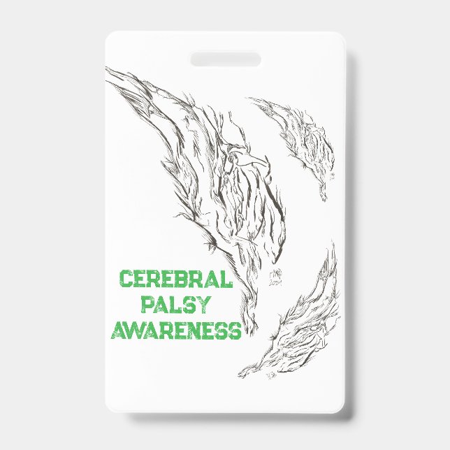 abstract ID badge (Front)