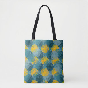 Abstract Ikat and boho style handcraft fabric patt Tote Bag