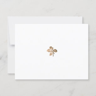 Abstract illustration of a branch with light beige postcard