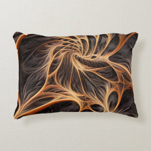 Abstract image - 3D Fractal, digital art, braun Decorative Cushion