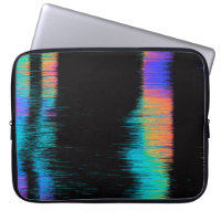 Abstract image of glitched LED screen. Broken vide