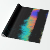 Abstract image of glitched LED screen. Broken vide