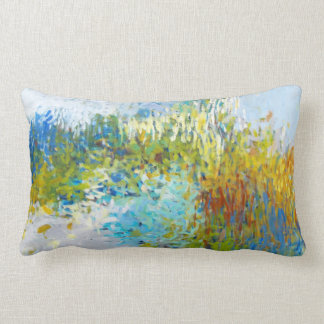 Abstract Impressionist Painting Long Pillow